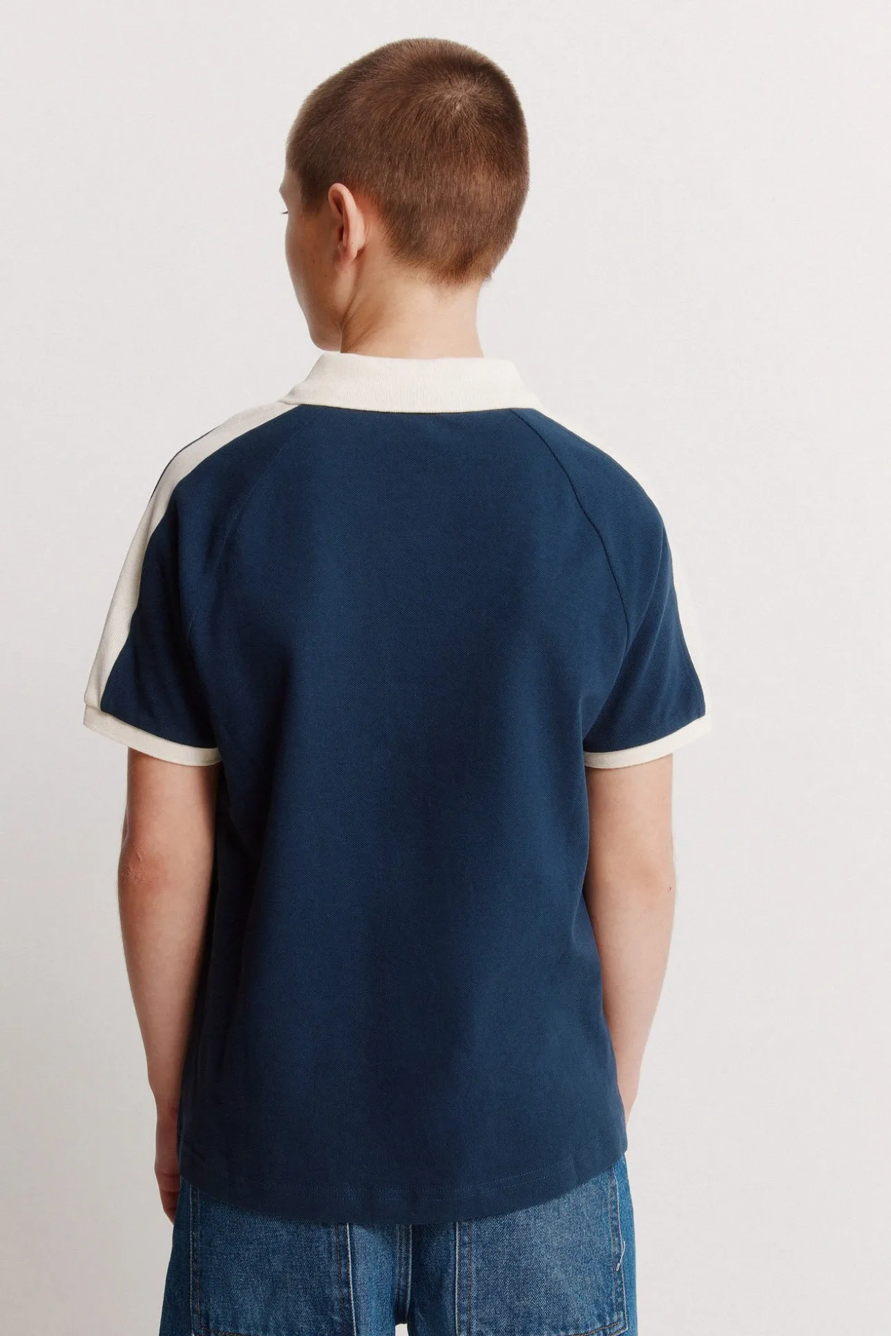 Polo cortados y cosidos ni&ntilde;o