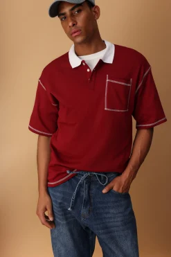 Polo de manga corta con bolsillo