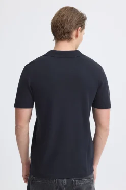 Polo de punto con cuello pico