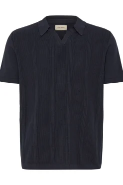 Polo de punto con cuello pico