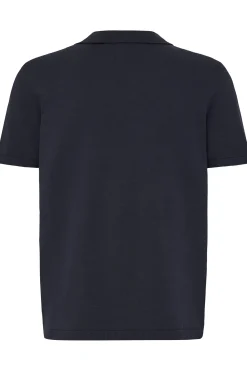 Polo de punto con cuello pico