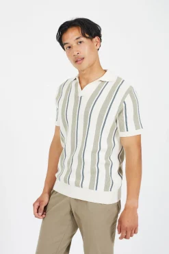 Polo de punto con manga corta