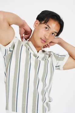 Polo de punto con manga corta