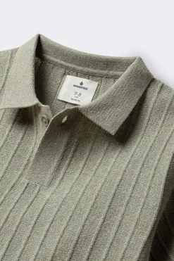 Polo manga corta tricot ni&ntilde;o