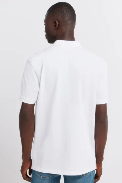 Polo piqu&eacute; rayas estampadas regular fit