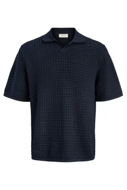 Polo punto cuello abierto