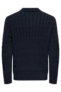 Polo punto manga larga