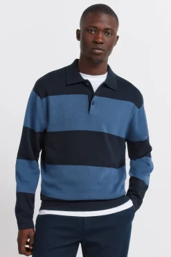 Polo raya bloque color