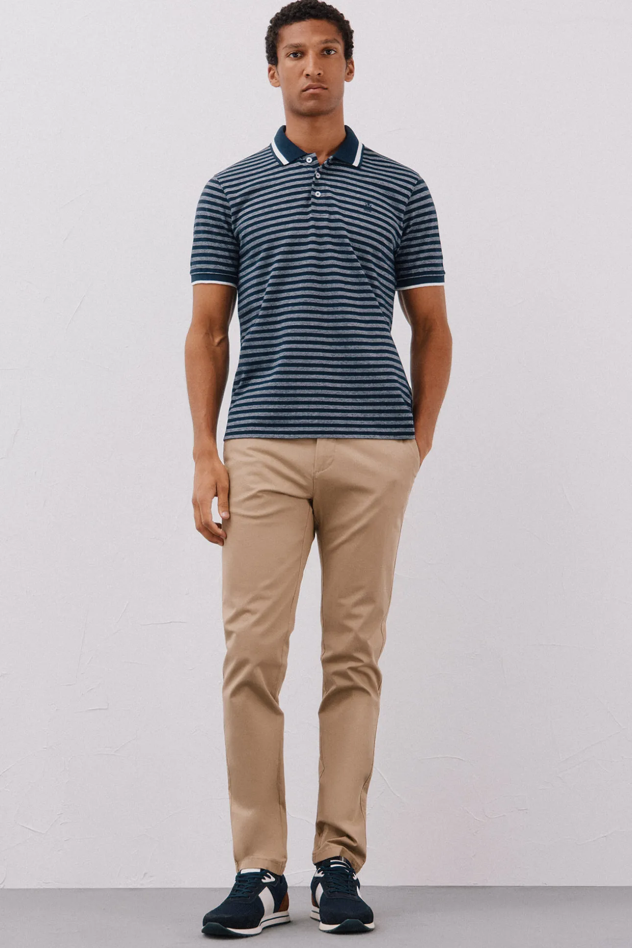 Polo rayas oxford