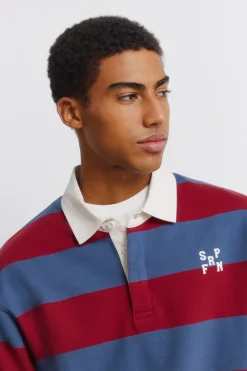 Polo rugby manga larga rayas