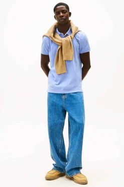 Polo slim de manga corta