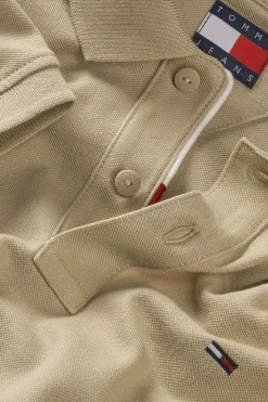 Polo slim manga corta