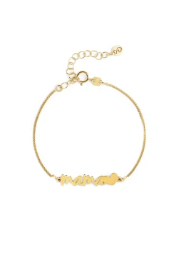 Pulsera Mamá Heart Oro