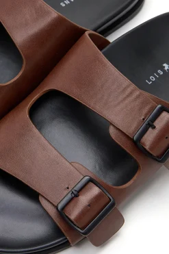 Sandalia casual abierta dos cierre