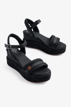 Sandalia cu&ntilde;a baja se&ntilde;ora Arambol Black