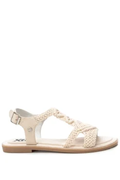 Sandalia estilo macramé