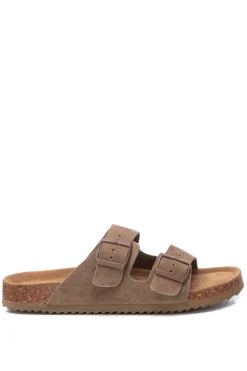 Sandalia serraje hebillas