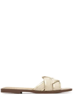 Sandalia tiras entrelazadas