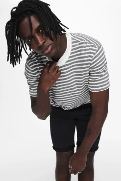 Short denim de hombre regular fit.