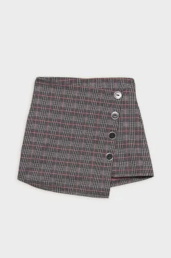 Skort Jacquard Botones