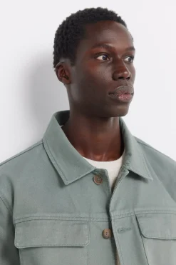 Sobrecamisa algod&oacute;n overshirt fit