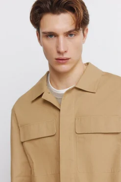 Sobrecamisa algod&oacute;n cremallera