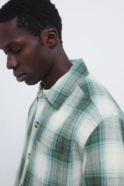 Sobrecamisa cuadros overshirt
