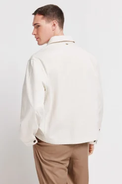 Sobrecamisa lino algod&oacute;n overshirt fit