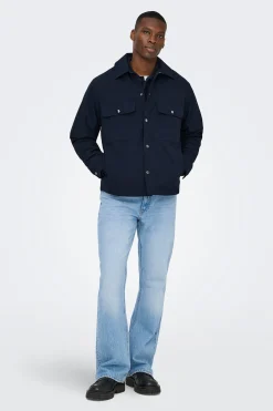 Sobrecamisa manga larga.