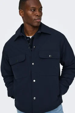 Sobrecamisa manga larga.