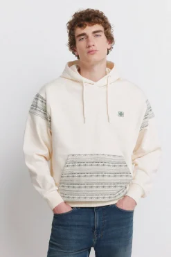 Sudadera capucha bolsillo &eacute;tnico