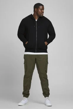 Sudadera capucha con cremallera PLUS