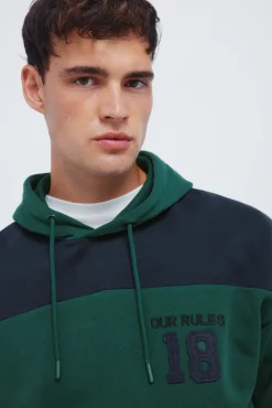 Sudadera capucha cortes