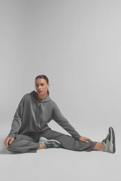 Sudadera capucha suave kaki