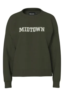 Sudadera casual verde Midtown