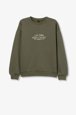 Sudadera con Bordado Frontal
