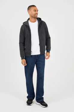 Sudadera con capucha y cremallera