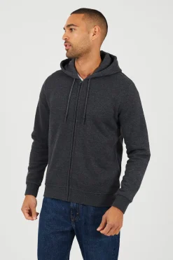 Sudadera con capucha y cremallera