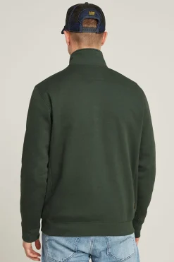 Sudadera con cierre de cremallera en el cuello