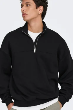 Sudadera con cremallera.