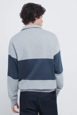 Sudadera cortes escudo