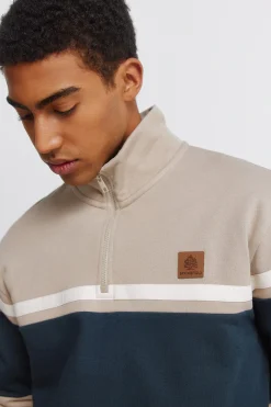 Sudadera cremallera cortes