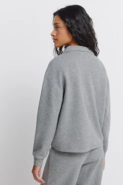 Sudadera cuello cremallera