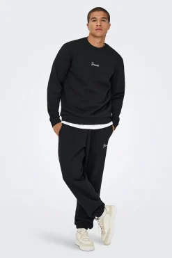 Sudadera cuello redondo