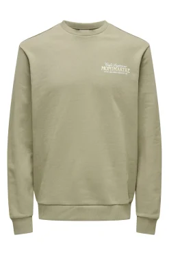 Sudadera cuello redondo