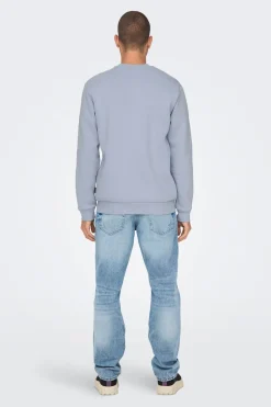 Sudadera cuello redondo