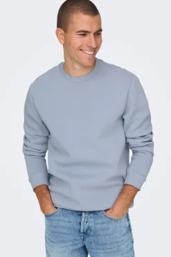 Sudadera cuello redondo