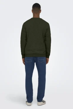 Sudadera cuello redondo