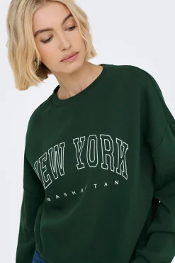 Sudadera cuello redondo