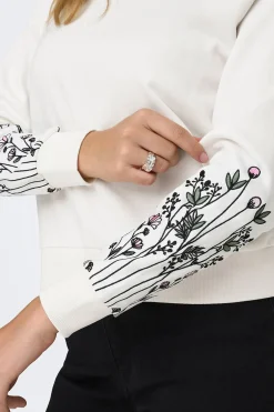 Sudadera cuello redondo